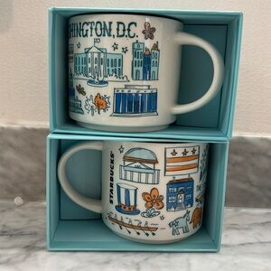 2 Washington DC Starbucks mug -been there series (NWT)